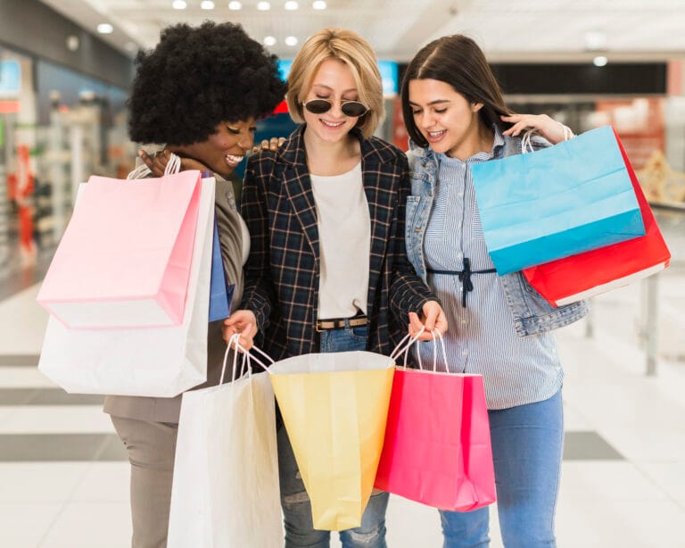 women shopping
