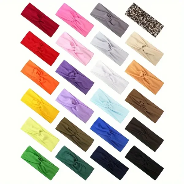 24pk Headbands Light Colors - Image 3