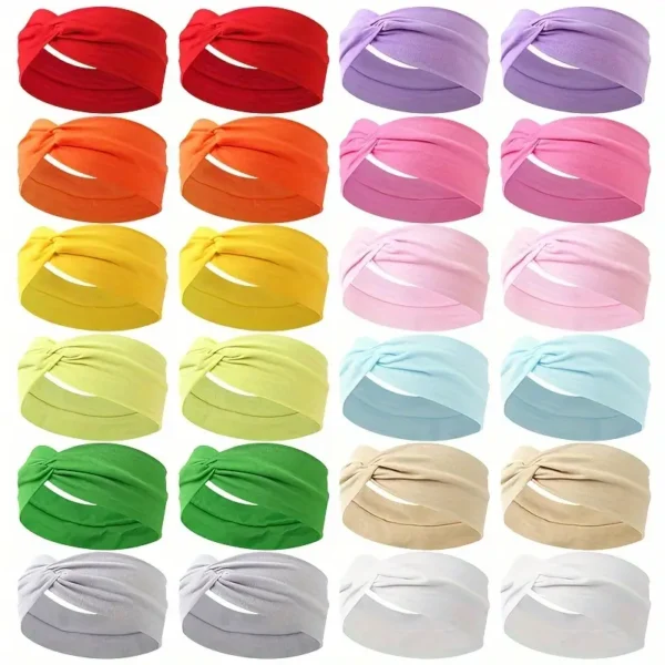 24pk Headbands Light Colors - Image 5