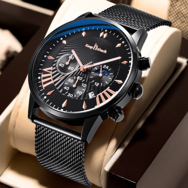 Multifunctional Men's Watch Luminous Waterproof Six-pin