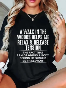 a walk in the woods tee shirt