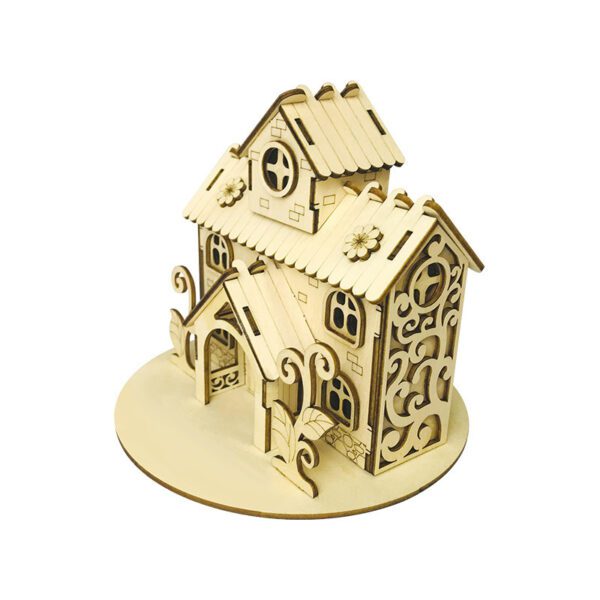 Handmade Diy Log Cabin Children's Handmade Assembled Toys - Image 5