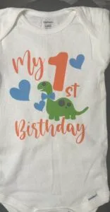 First Birthday Onesie