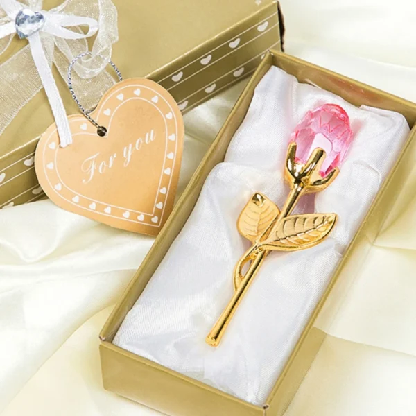 6 Colors Crystal Twig Rose Gift Box Creative Valentine's Day Mother's Day Gift Desktop Decorative Ornaments - Image 11