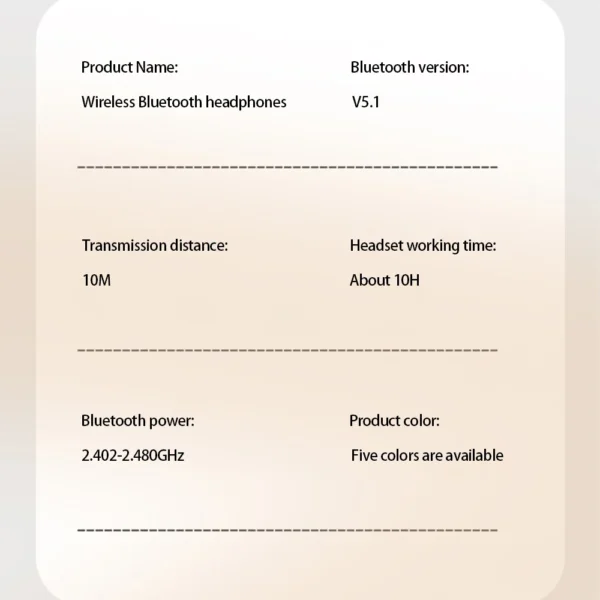 P9 Wireless Bluetooth Headset Outdoor Sports Gaming Wireless Headphones with Mic Noise Cancelling Earbuds Bluetooth Earphones - Image 11