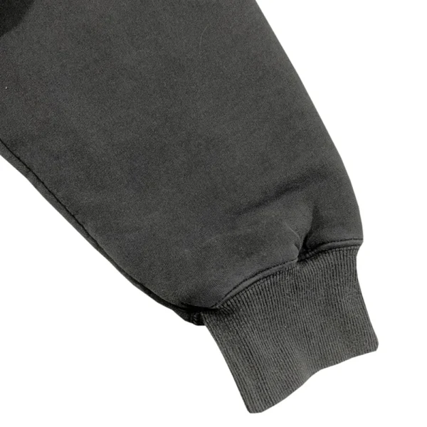 High Street Front Pocket Washed Baggy Black Hooded Hoodies Mens Solid Cleanfit Pullover Casual Sweatshirts Oversized - Image 9