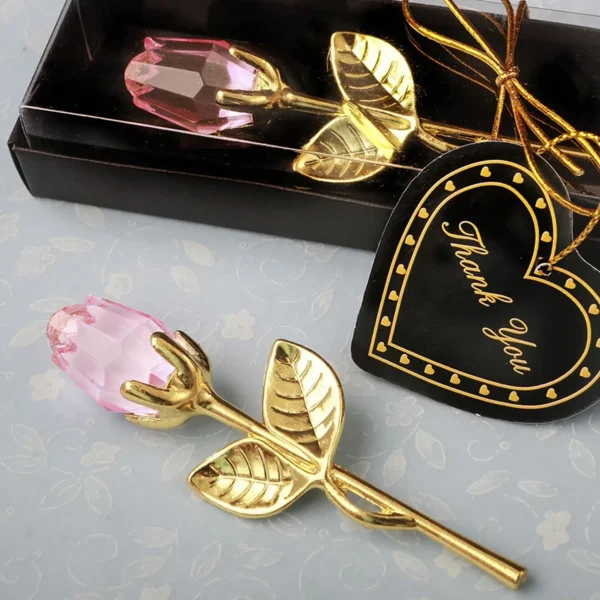 6 Colors Crystal Twig Rose Gift Box Creative Valentine's Day Mother's Day Gift Desktop Decorative Ornaments - Image 5