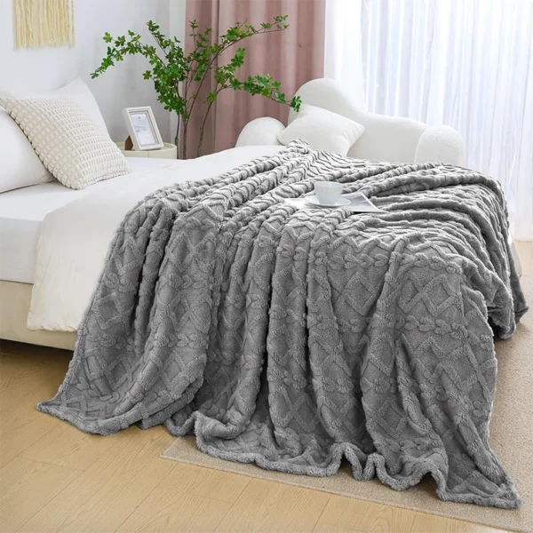 Lightweight Breathable Blanket For Hot Sleepers, Luxury Bedding, Sofa, Bench, - Image 2
