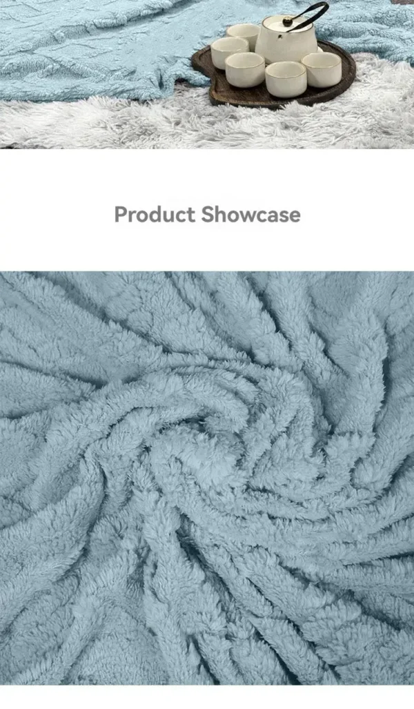 Lightweight Breathable Blanket For Hot Sleepers, Luxury Bedding, Sofa, Bench, - Image 13