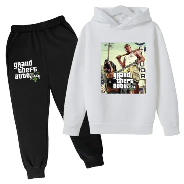Kids Clothing GTA Street Games Print Hoodie Boys Girls Toddler Birthday Gift Sweatshirt - Image 24