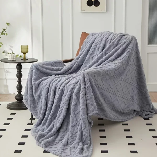Lightweight Breathable Blanket For Hot Sleepers, Luxury Bedding, Sofa, Bench, - Image 9