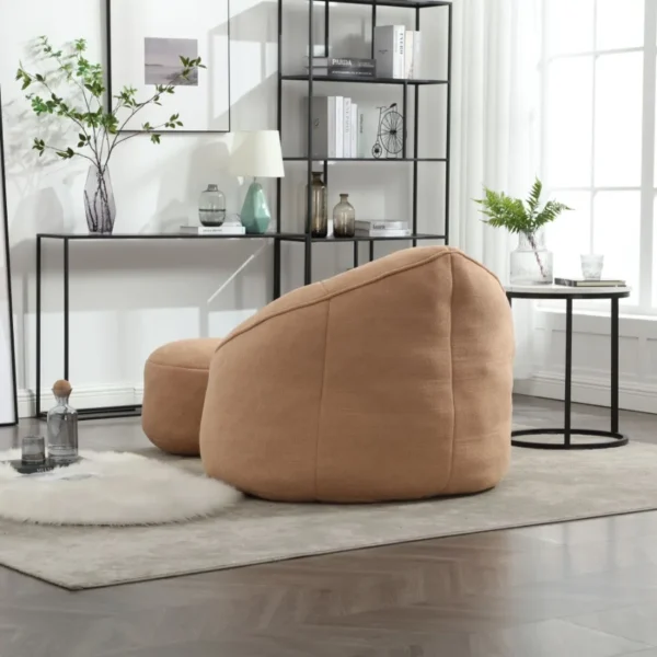 Bedding Bean Bag Sofa Chair High Pressure Foam Bean Bag Chair Adult Material with Padded Foam Padding Compressed Bean Bag With - Image 8