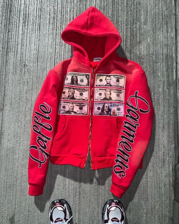 Fashion trend brand Streetwear Oversized zipper hoodie Men letter Print coat Couple Harajuku Hip Hop Gothic sweatshirt jacket