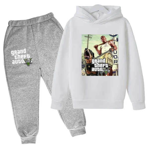 Kids Clothing GTA Street Games Print Hoodie Boys Girls Toddler Birthday Gift Sweatshirt - Image 25