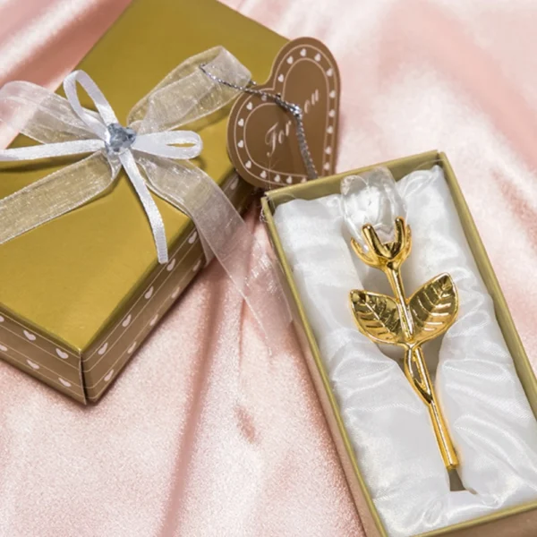 6 Colors Crystal Twig Rose Gift Box Creative Valentine's Day Mother's Day Gift Desktop Decorative Ornaments - Image 9