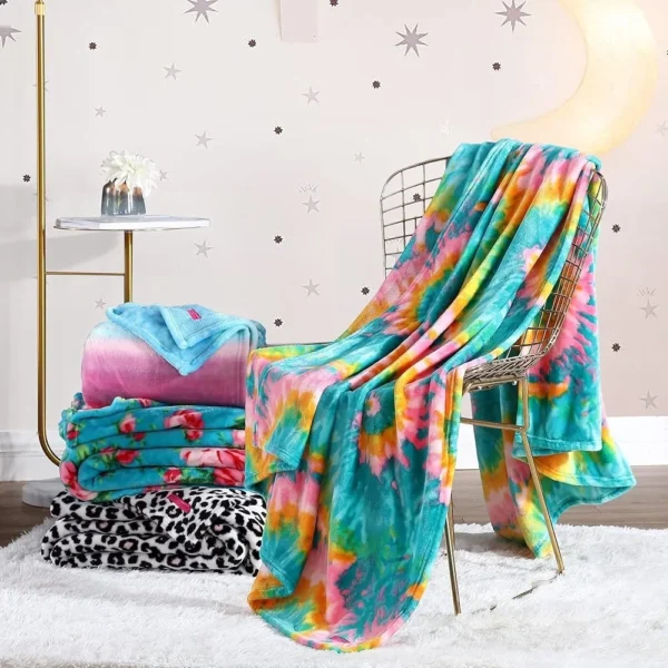 Ultra Soft Cozy Leopard Fleece Blanket Lightweight Oversized Plush Bedding Perfect Couch Bed Winter Decor - Image 5