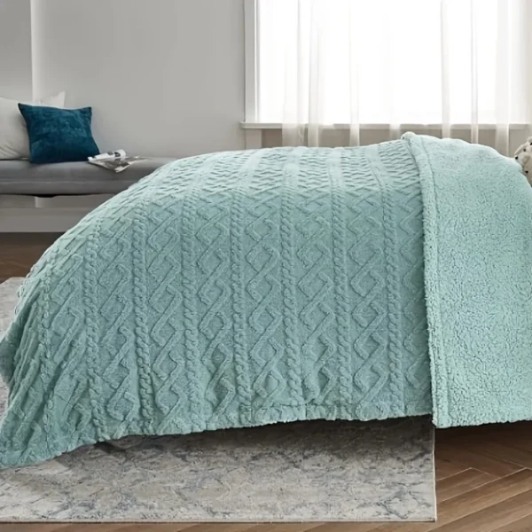 Lightweight Breathable Blanket For Hot Sleepers, Luxury Bedding, Sofa, Bench, - Image 7