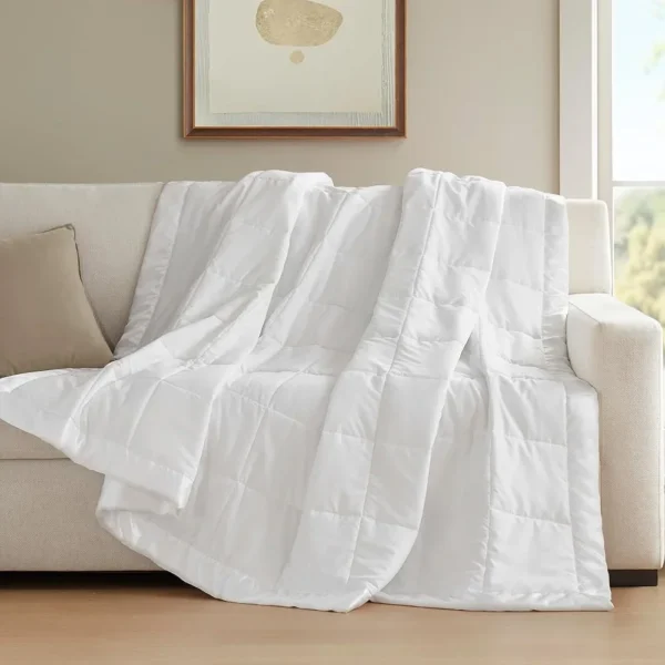 Windom Down Alternative Blanket Microfiber Soft Lightweight All Season Bedding 3M Scotchgard Moisture Wicking Treatment Cozy - Image 4