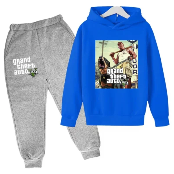 Kids Clothing GTA Street Games Print Hoodie Boys Girls Toddler Birthday Gift Sweatshirt - Image 27