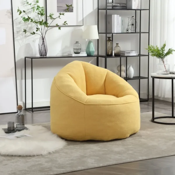 Bedding Bean Bag Sofa Chair High Pressure Foam Bean Bag Chair Adult Material with Padded Foam Padding Compressed Bean Bag With - Image 10