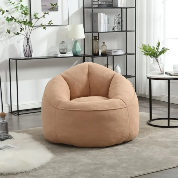 Bedding Bean Bag Sofa Chair High Pressure Foam Bean Bag Chair Adult Material with Padded Foam Padding Compressed Bean Bag With - Image 5