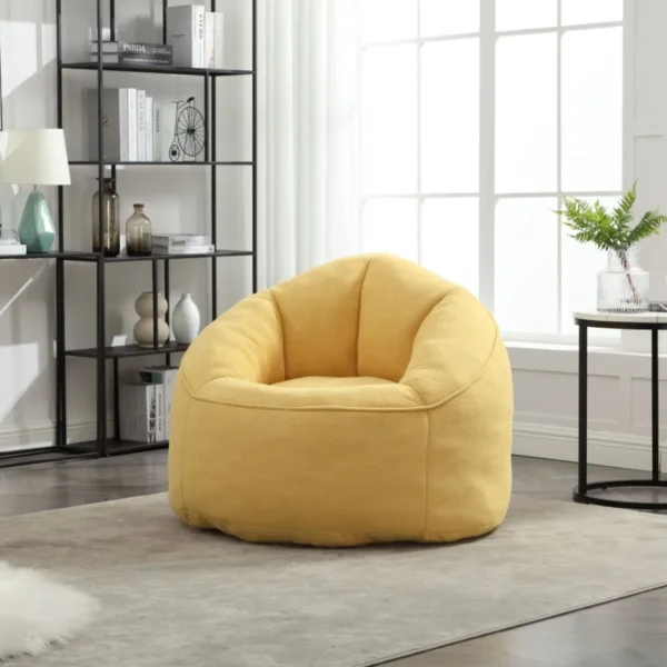 Bedding Bean Bag Sofa Chair High Pressure Foam Bean Bag Chair Adult Material with Padded Foam Padding Compressed Bean Bag With - Image 3