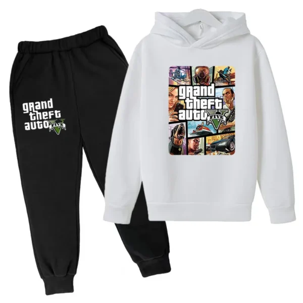 Kids Clothing GTA Street Games Print Hoodie Boys Girls Toddler Birthday Gift Sweatshirt - Image 11