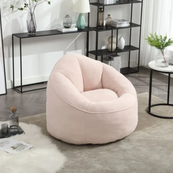 Bedding Bean Bag Sofa Chair High Pressure Foam Bean Bag Chair Adult Material with Padded Foam Padding Compressed Bean Bag With - Image 4