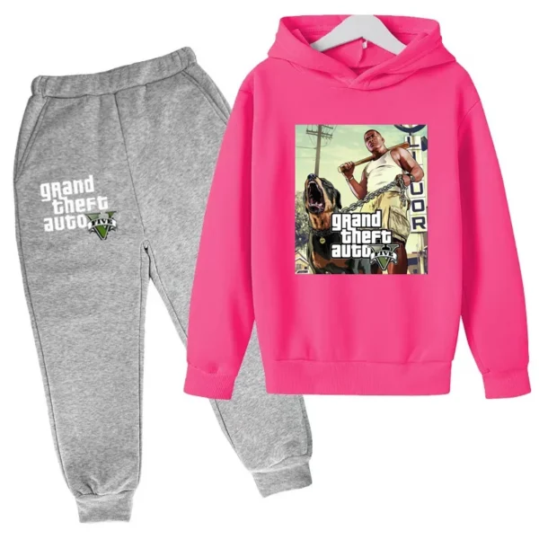 Kids Clothing GTA Street Games Print Hoodie Boys Girls Toddler Birthday Gift Sweatshirt - Image 18