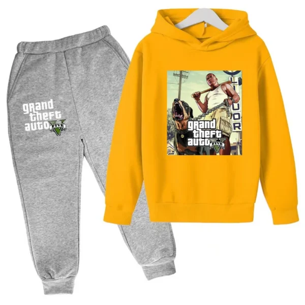 Kids Clothing GTA Street Games Print Hoodie Boys Girls Toddler Birthday Gift Sweatshirt - Image 19