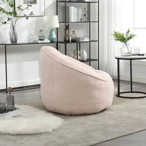 Bedding Bean Bag Sofa Chair High Pressure Foam Bean Bag Chair Adult Material with Padded Foam Padding Compressed Bean Bag With - Image 3