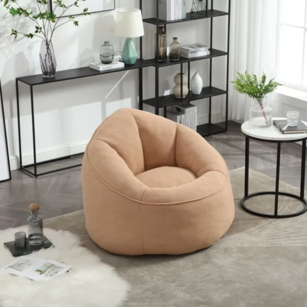 Bedding Bean Bag Sofa Chair High Pressure Foam Bean Bag Chair Adult Material with Padded Foam Padding Compressed Bean Bag With - Image 9