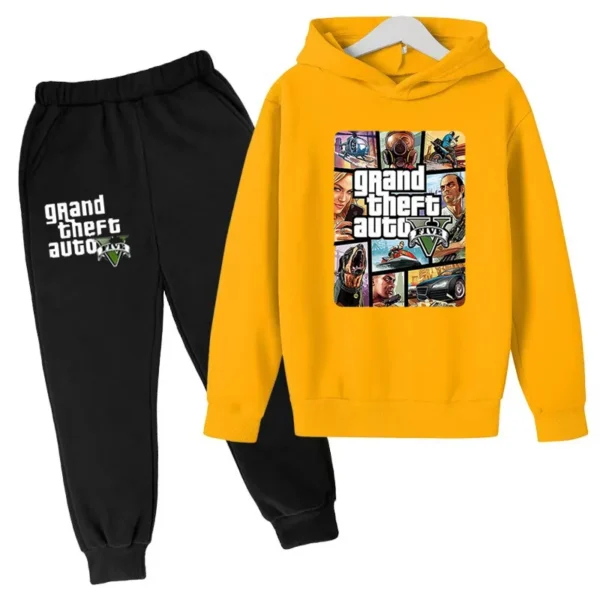 Kids Clothing GTA Street Games Print Hoodie Boys Girls Toddler Birthday Gift Sweatshirt - Image 8