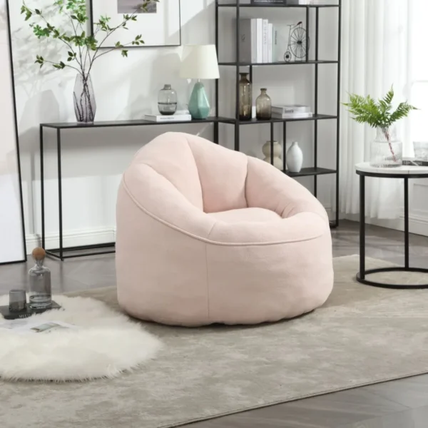 Bedding Bean Bag Sofa Chair High Pressure Foam Bean Bag Chair Adult Material with Padded Foam Padding Compressed Bean Bag With - Image 5