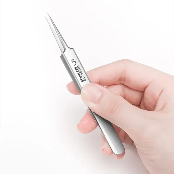 1 Pack Extra Fine No. 5 Cellular Acne Blackhead Tweezers - Facial Beauty Remove Acne Needle Tools for Skin Care - Image 12