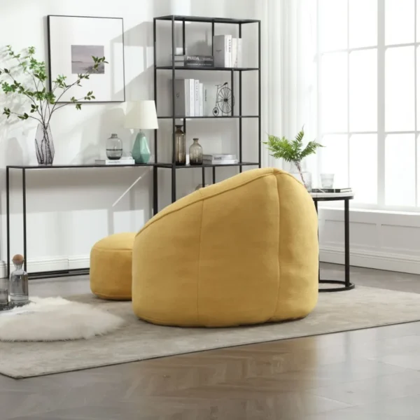 Bedding Bean Bag Sofa Chair High Pressure Foam Bean Bag Chair Adult Material with Padded Foam Padding Compressed Bean Bag With - Image 9