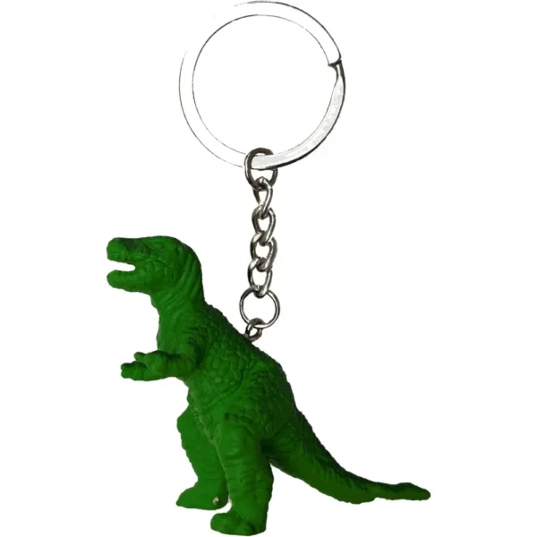 5 Pcs Dinosaur Key Rings With Mini Figures for Men and Women - Image 2