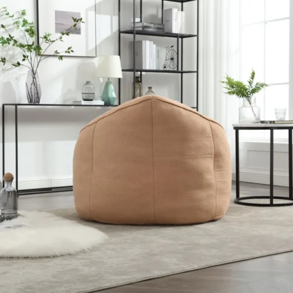 Bedding Bean Bag Sofa Chair High Pressure Foam Bean Bag Chair Adult Material with Padded Foam Padding Compressed Bean Bag With - Image 7