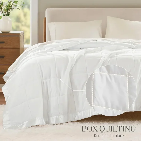 Windom Down Alternative Blanket Microfiber Soft Lightweight All Season Bedding 3M Scotchgard Moisture Wicking Treatment Cozy - Image 6