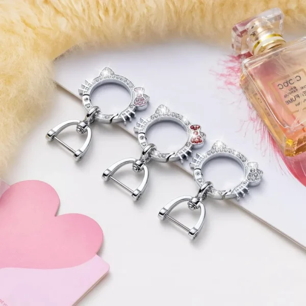 Car Keychain for Women, Carabiner Keychain with Key Rings - Image 4