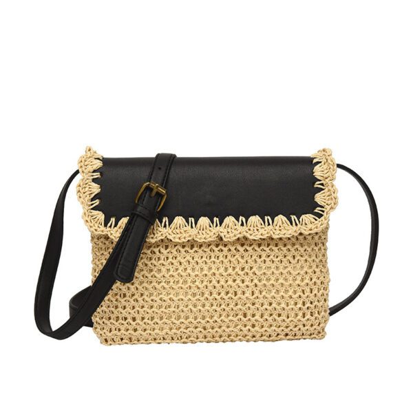 Women's Straw Mori Style Western Style All-matching Beach Crossbody Bag - Image 7