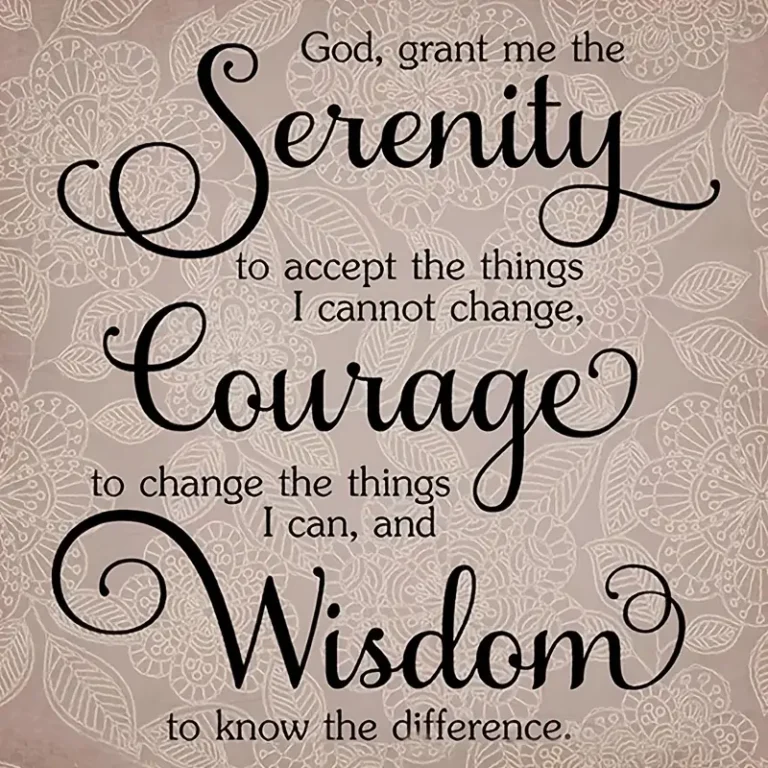 God Grant Me The Serenity.....