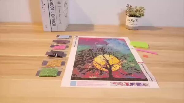 12x16 Inch Diamond Art Painting Kit - Relaxing DIY Canvas Art for Adults with Round Diamonds, Paint by Numbers, Wall Decoration, Home Leisure, and Creative Hobby - LCOZX Brand - Image 7