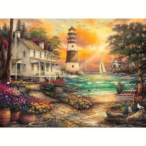 12x16 Inch Diamond Art Painting Kit - Relaxing DIY Canvas Art for Adults with Round Diamonds, Paint by Numbers, Wall Decoration, Home Leisure, and Creative Hobby - LCOZX Brand